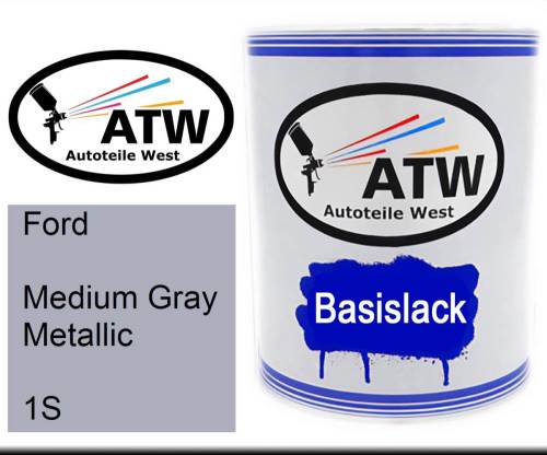 Ford, Medium Gray Metallic, 1S: 1L Lackdose, von ATW Autoteile West.